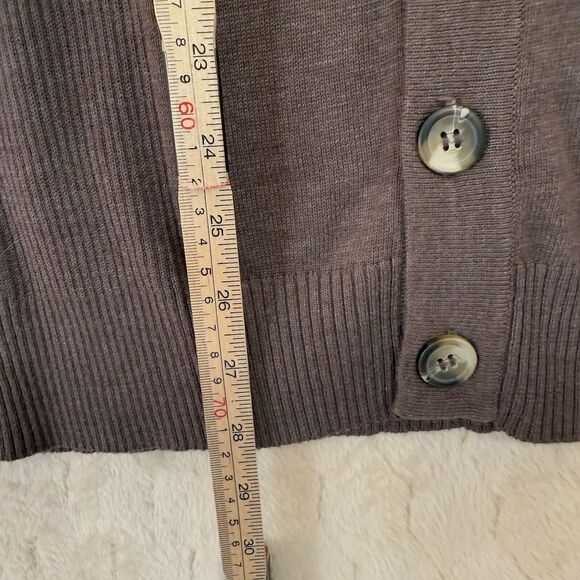 NWT Oscar De La Renta‎ 2012 Button Up Cardigan Sweater Brown Sz L - Picture 5 of 16